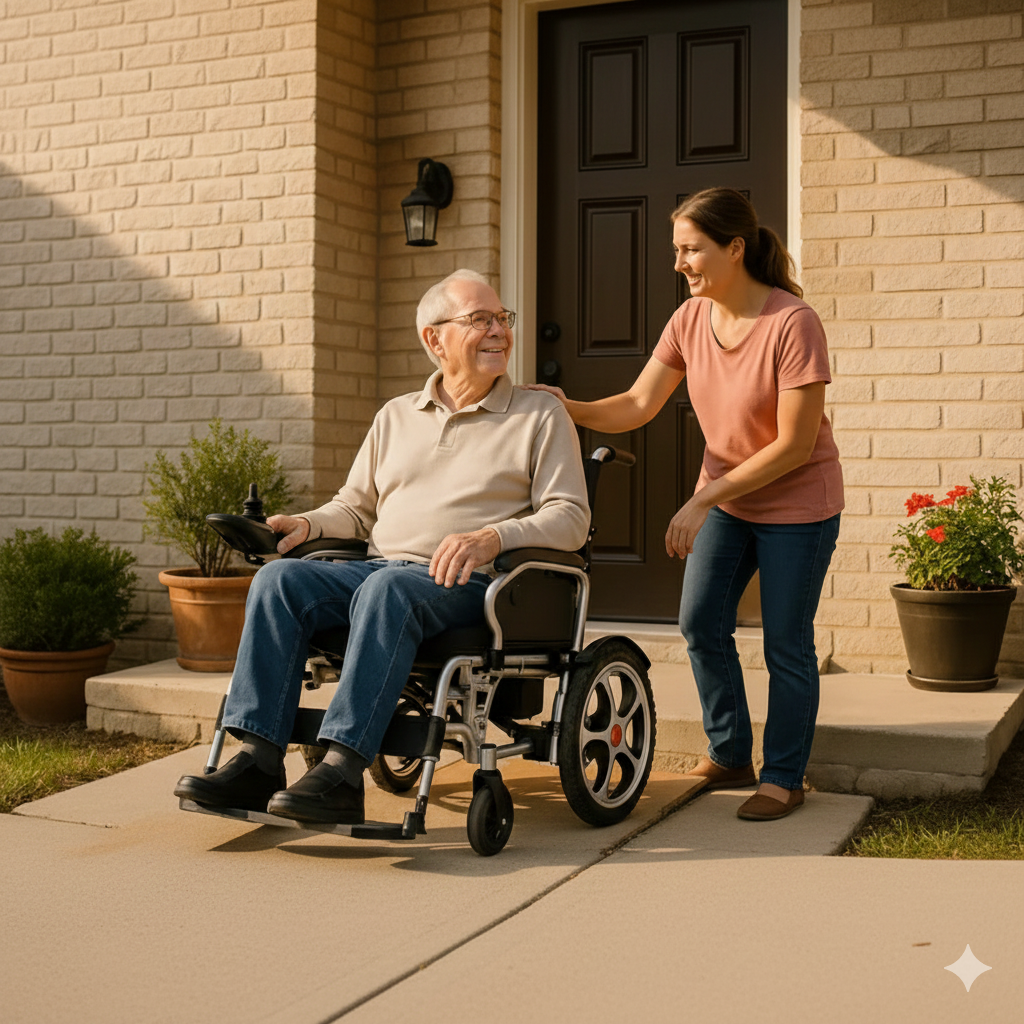 Lightweight foldable mobility chair